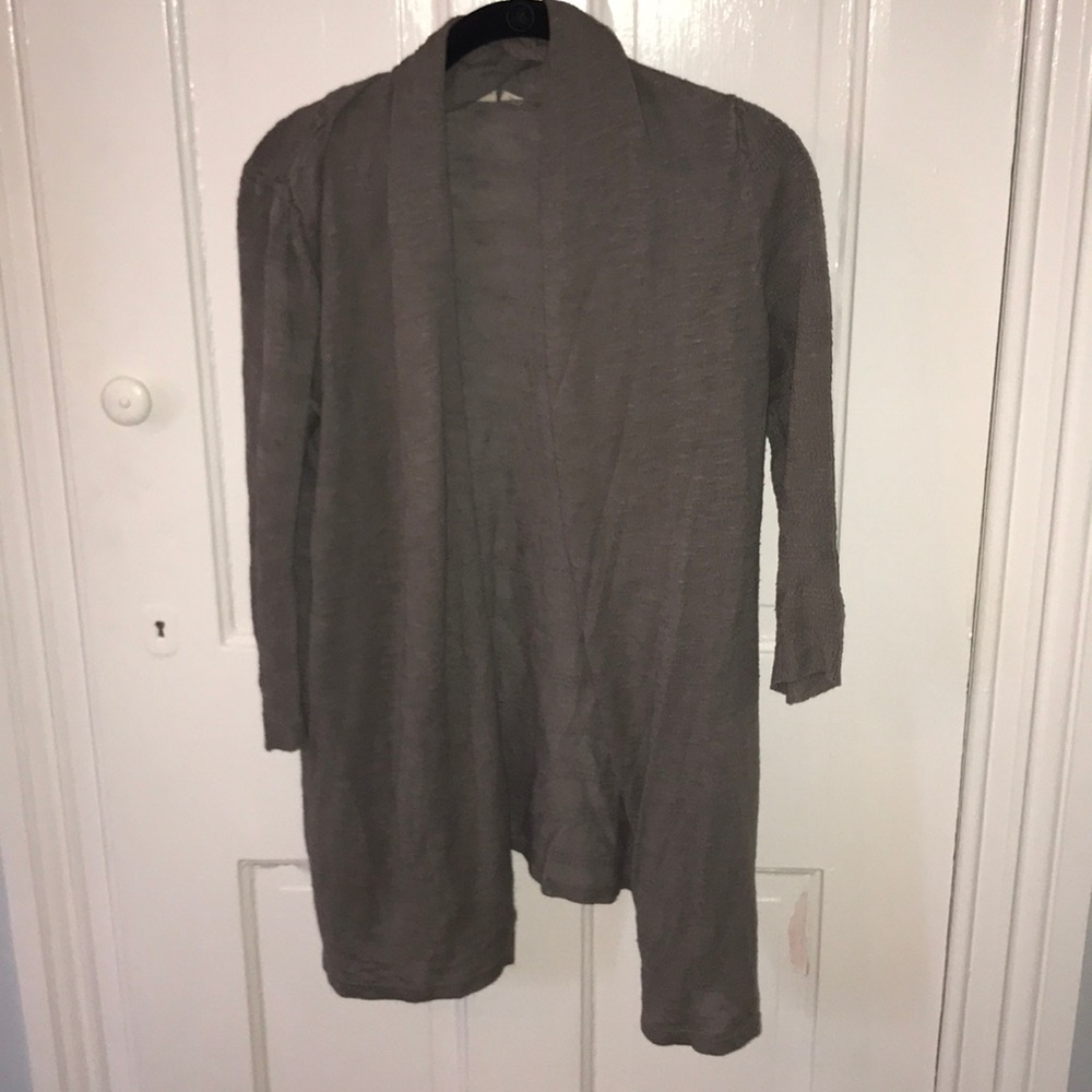 Grey cardigan